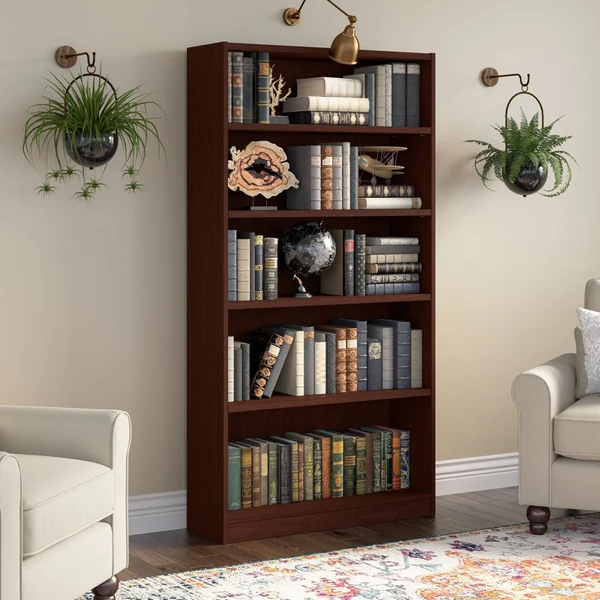 5-Shelf Wooden Bookshelves